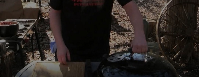 рулет на гриле