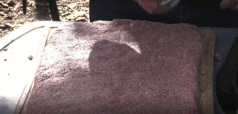 рулет на гриле