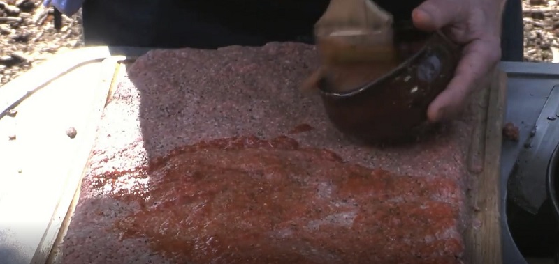 рулет на гриле