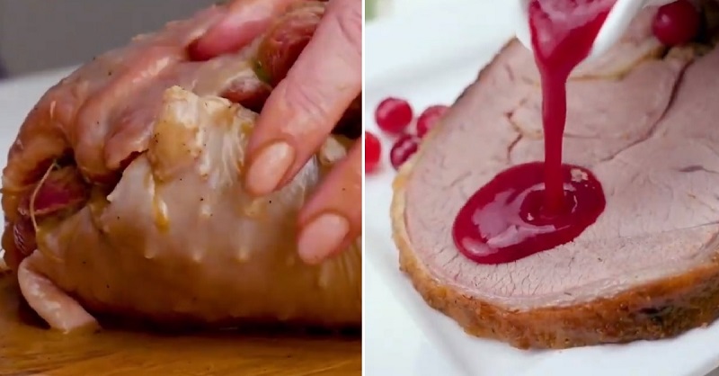 рулет из индейки запеченный в духовке