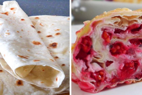 Объедение из лаваша и любых ягод, достойная замена «Наполеона» летом