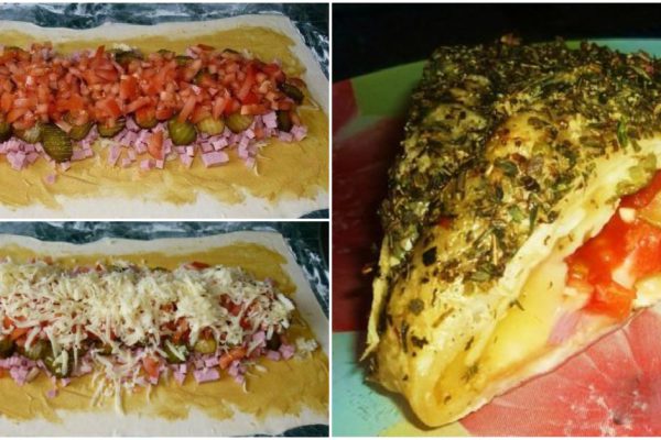 Всегда держу в морозилке упаковку слоеного теста, ведь от этой горячей вкуснятины невозможно оторваться!