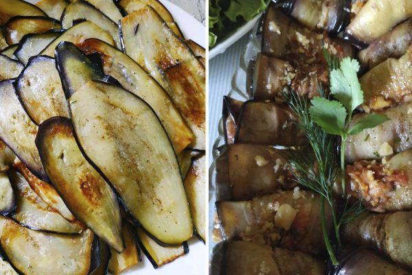 У каждой хозяйки свой рецепт баклажановых рулетиков, спешу поделиться собственным