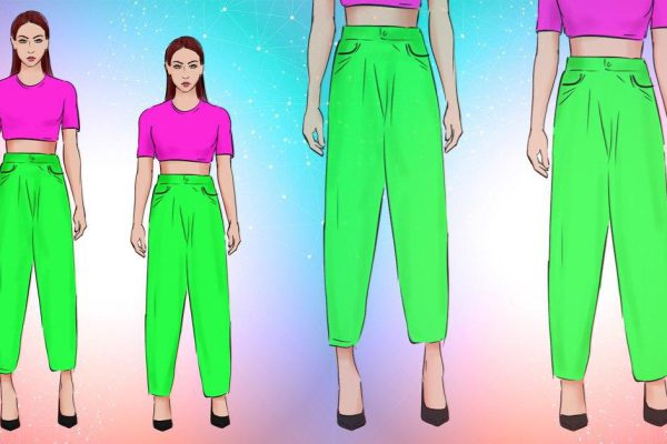 С чем носить джинсы-бананы