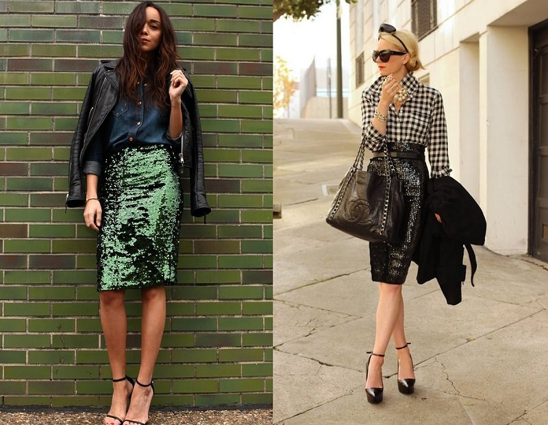 с чем носить юбку миди