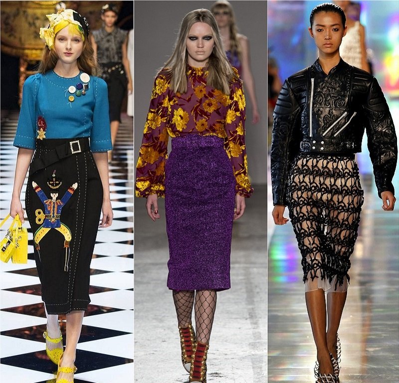 с чем носить юбку миди