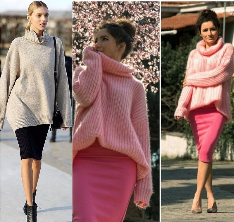 с чем носить юбку миди