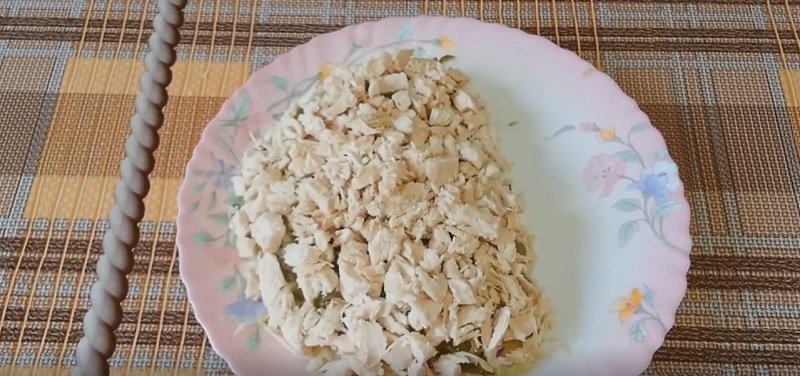 салат апельсиновая долька