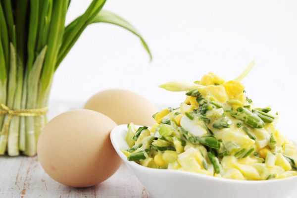 Подборка салатов с черемшой