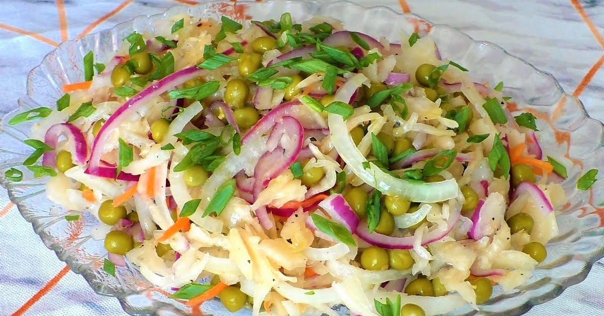 Салат из квашеной капусты рецепты быстро и вкусно с фото