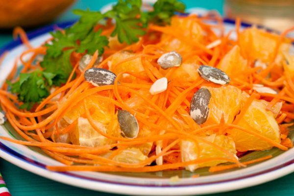 Рецепт салата из тыквы