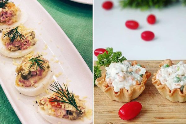 Шеф-повар показал, как из народного салата оливье сделать ресторанный изыск