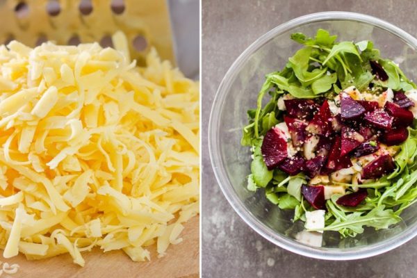 Инструкция по приготовлению салата из свеклы и сыра
