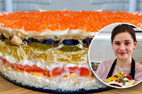 Салат «Русалочка» по рецепту Ольги Матвей, что был хитом новогодней ночи