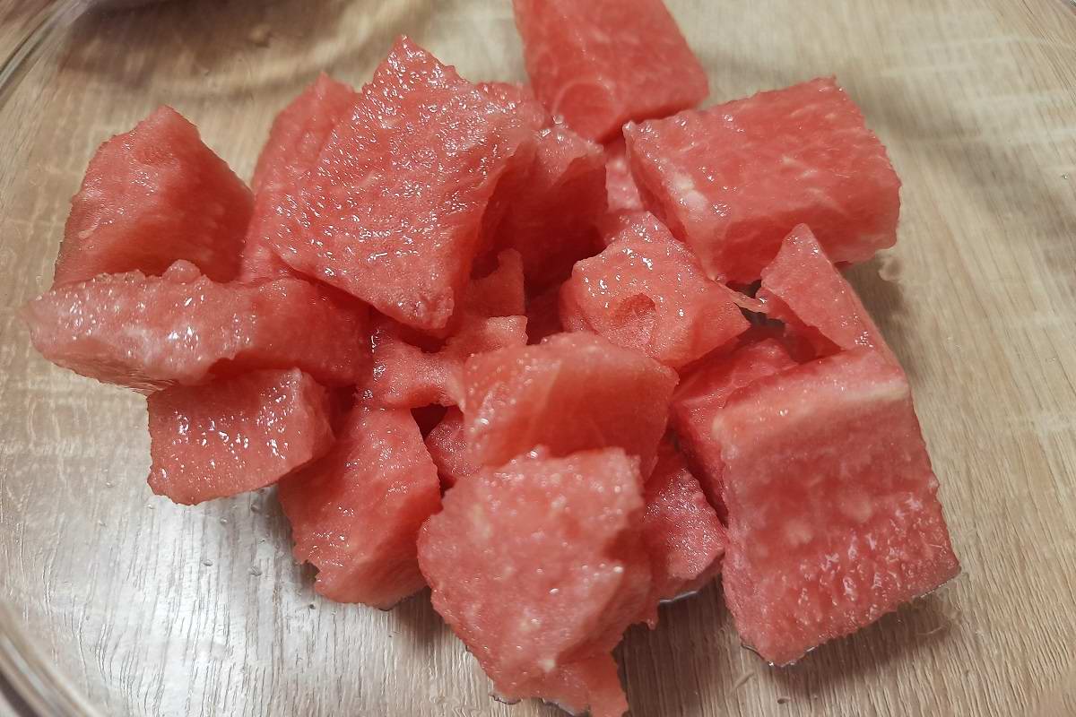 салат с арбузом