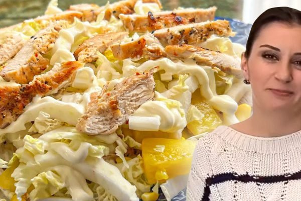 Даже очень трудный день непременно спасет этот сочный салат, подаю непрошеным гостям