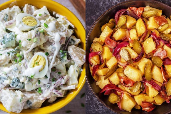 Рецепты простых картофельных салатов