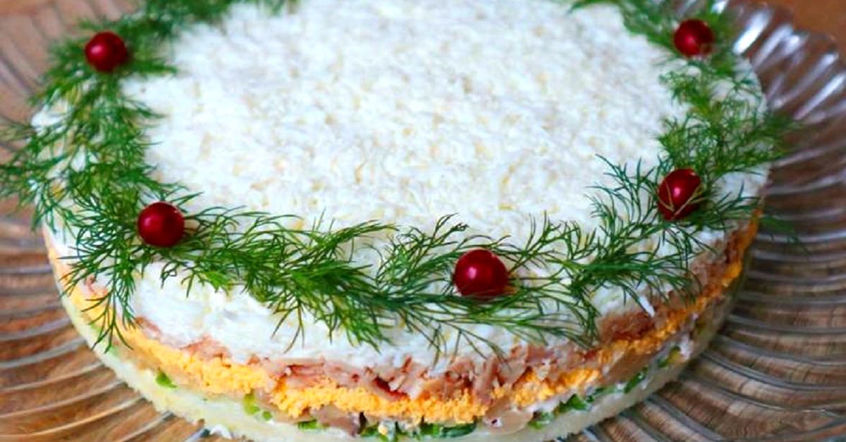 Фото салат новогодний рецепт с фото