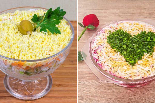 Салат, который я готовлю с копченой курицей для гостей, с отварной — для домашних