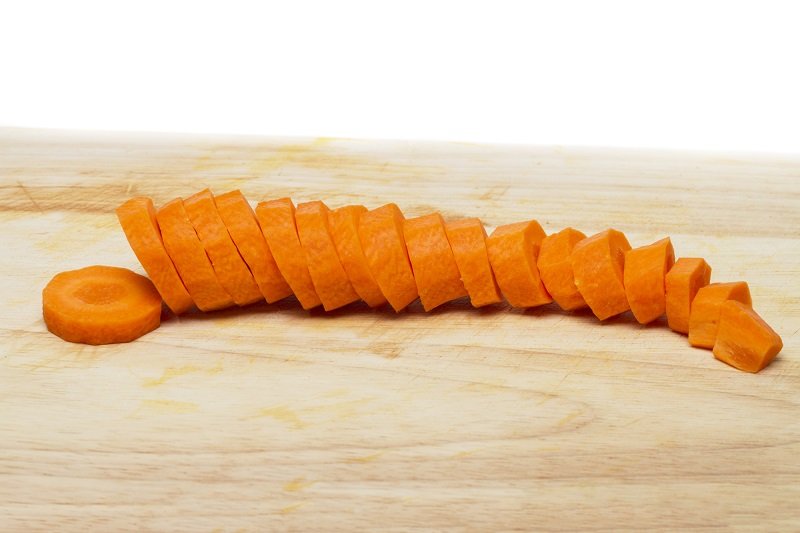 как резать морковь