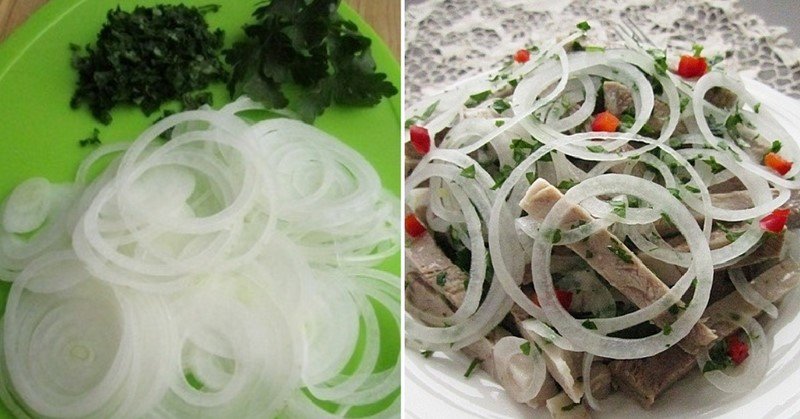 салат со свининой рецепт с фото