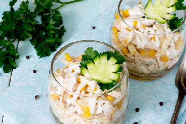 Инструкция по приготовлению салата «Загадка»