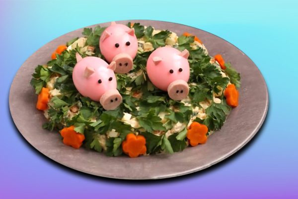 Рецепт салата для новогоднего стола