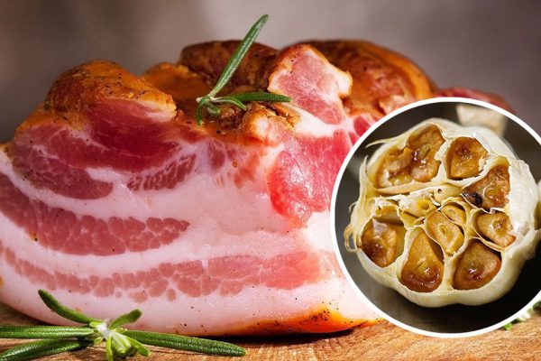 Ольга Матвей волшебным образом запекает сало, после него любое мясо кажется безвкусным