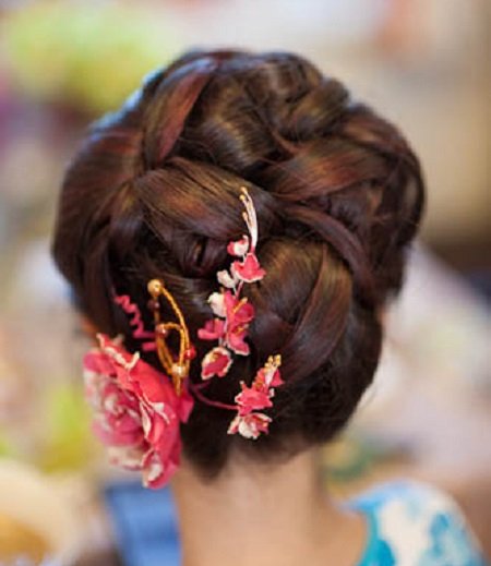 красивая прическа