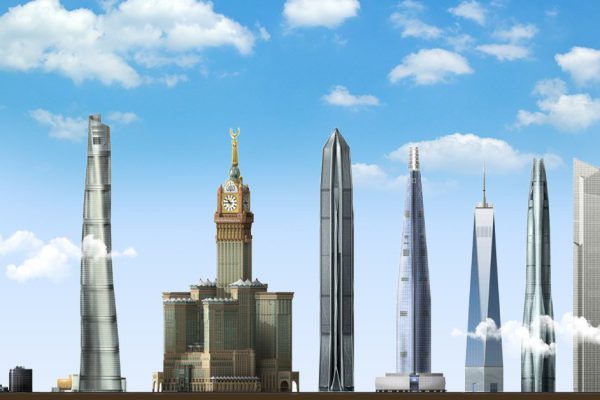 Сколько этажей у самого высокого небоскреба в мире