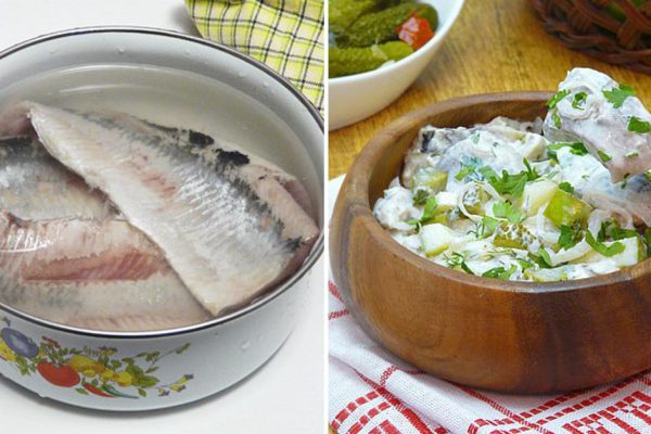 Новая закуска с сельдью, чтобы подать Быку под запотевшую рюмку