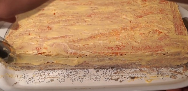 vaflový koláč z sleďa