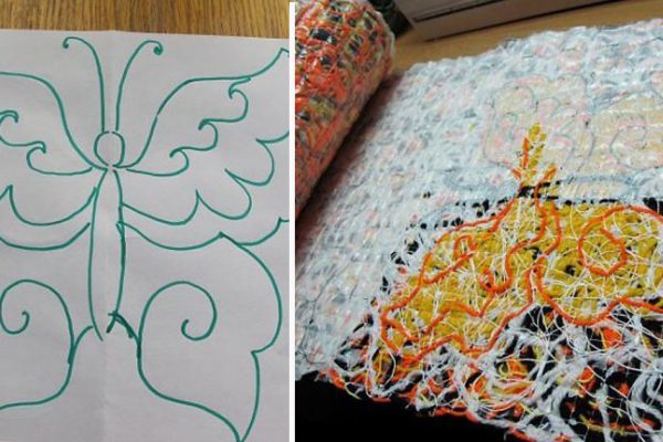 Взяла два мотка шерстяных ниток и лак для волос… И уже завтра пойду на прогулку с обновочкой!