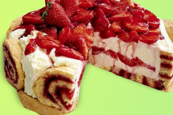 Рецепт королевской клубничной шарлотки