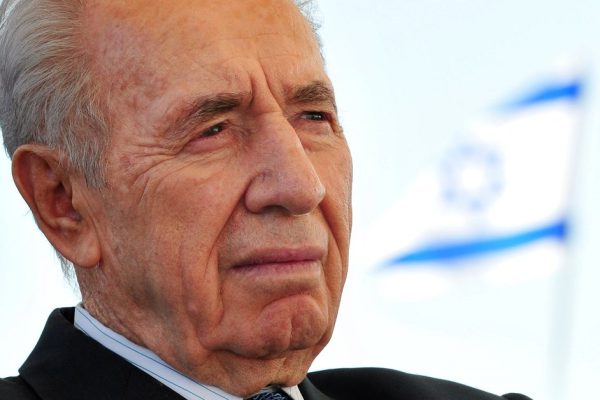 KIRYAT GAT, ISR - MAY 30: Israeli President Shimon Peres on May 30 2010. In December 10, 1994 - Awarded the Nobel Peace Prize along with Yasser Arafat and Yitzhak Rabin for Oslo agreements.