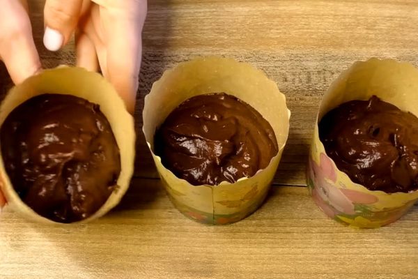 Быстрый рецепт шоколадных куличей, от которых дети будут в полном восторге