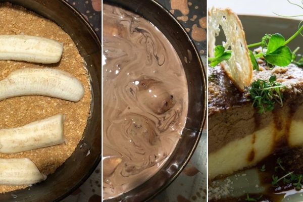 Как приготовить торт с шоколадом и бананами без выпечки