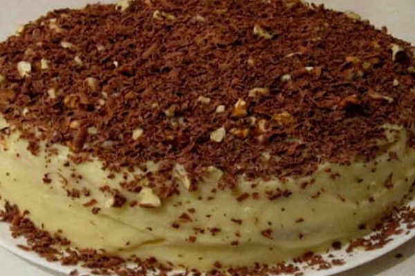 Домашний творожный торт с шоколадной стружкой. Вкус напоминает праздник!