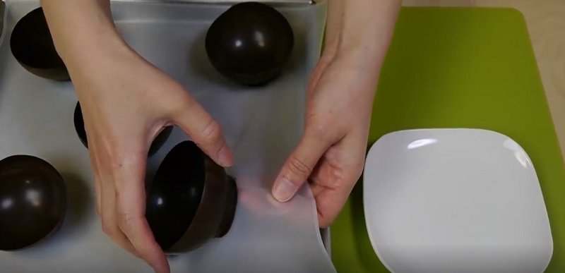 шоколадные блюдца