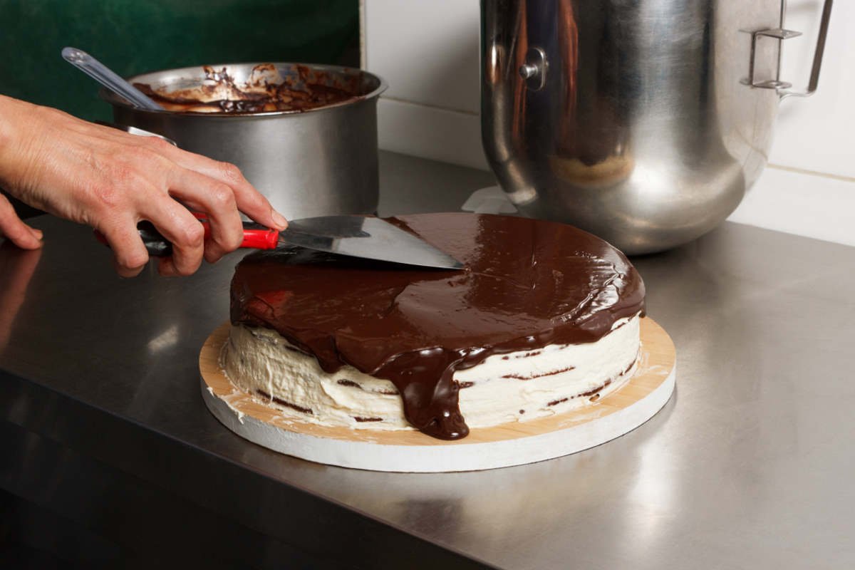 шоколадный ганаш для покрытия торта