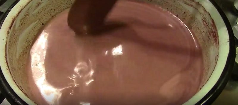 шоколадный пудинг