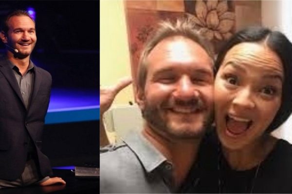 Жена писателя и мотивирующего оратора Ника Вуйчича родила двойню в день своего рождения.