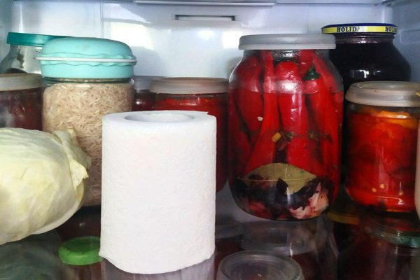 Подруга удивилась, увидев туалетную бумагу в моём холодильнике, но на то есть веская причина