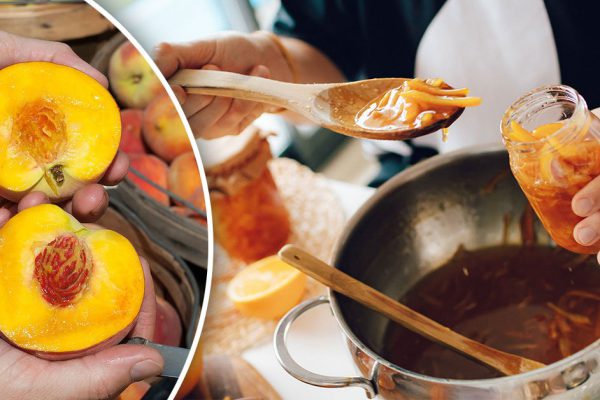 Выискиваю самые твердые персики на рынке, чтобы сварить ароматное варенье, получается вкуснее свежих фруктов