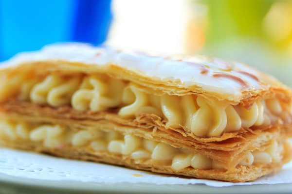 Рецепт пирожных со сгущенкой