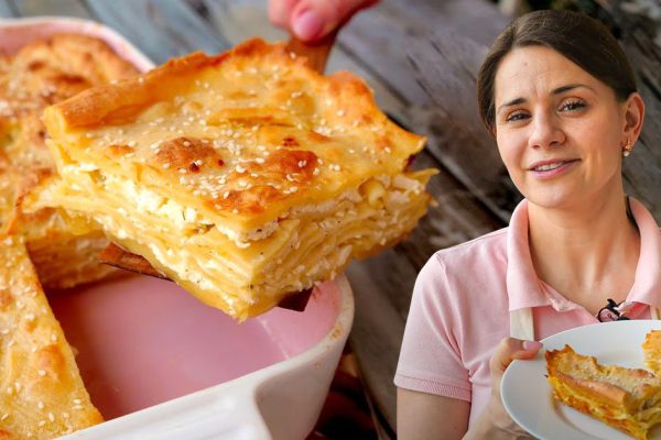 В прохладный осенний вечер нет ничего лучше сырного пирога по рецепту Ольги Матвей