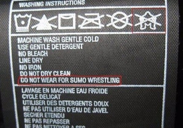 надпись на бирке