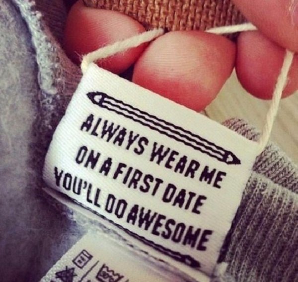 надпись на бирке