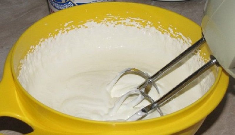 сметанный торт без выпечки с желатином