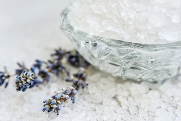 Spa, Scented Sea salt, Selective focus